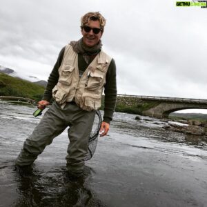 Magnús Scheving Instagram - Flyfishing in Iceland 🎣