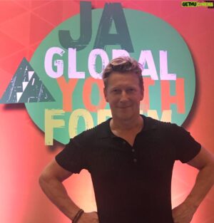 Magnús Scheving Instagram - Great to be a part of this amazing event in Mexico #JAGlobalyouth