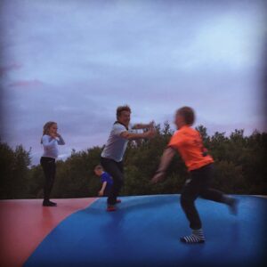 Magnús Scheving Instagram - These kids outplay'd me ... no way of catching them 😫