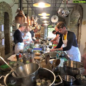 Magnús Scheving Instagram - Working on my cooking skills in Italy 🥄🍅🍴#spotacook #cooking