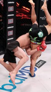 Magomed Magomedov Instagram - High amplitude takedown from the "Tiger" 💪

Two of Bellator's best grapplers face off in Japan! Who you got, @magomedov_tiger or @shockthisworld!? 🔥

#BellatorXRizin | Sat, July 29 | @shosports