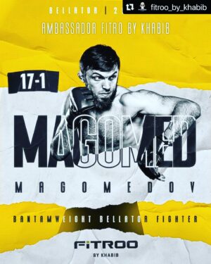 Magomed Magomedov Instagram - @fitroo_by_khabib 
💥Магомед «Тигр» Магомедов - новый Амбассадор Fitroo by Khabib! 

И у него завтра кстати бой в @BellatorMMA против Си Джей Хэмилтона!

Желаем только победы нашему тигру!

💥fitroo.ru 

#fitroobykhabib #fitroo #proteinbar #протеиновыйбатончик #вкус #победы #fitroo_by_khabib #ufc #beauty #bellator #life #love