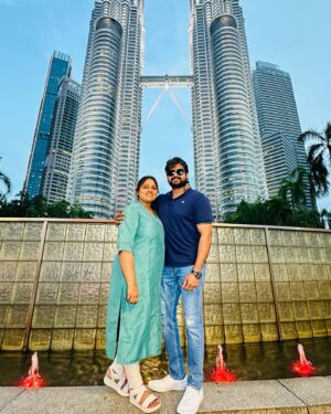 Mahesh Subramaniam Instagram - A year of love, growth, and countless smiles. Happy anniversary, my love! ❤️🧿♾️ 

#forever #love #happilyeverafter #couple