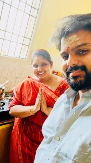 Mahesh Subramaniam Instagram - Harvesting joy, cooking traditions, and savoring the warmth of Pongal moments. 🌾✨

 #PongalCelebration #trending #tamil #thalapongal