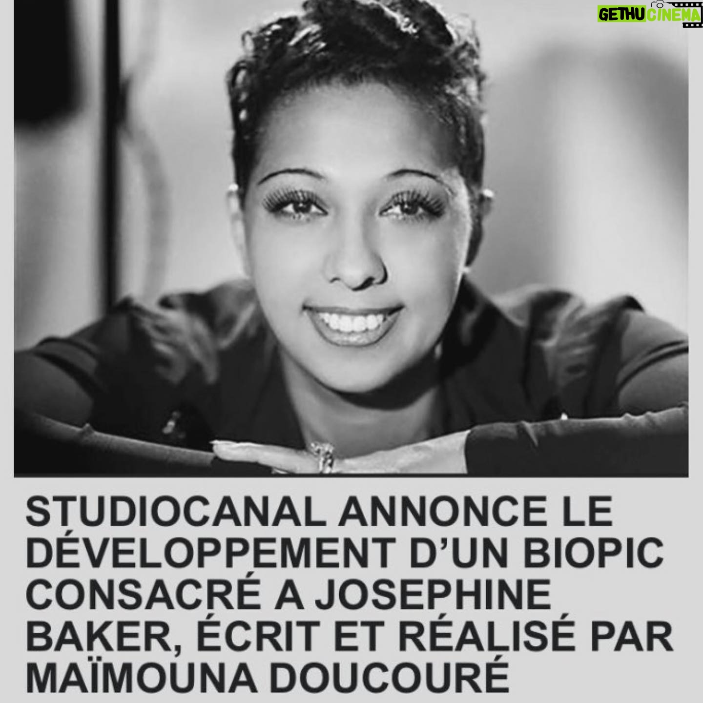 Maïmouna Doucouré - 2.7K Likes - BREAKING NEWS ! 💃🏽💃🏽💃🏽
J’attendais ce moment avec impatience… Partager avec vous cette incroyable nouvelle !
C’est un immense honneur que j’ai de raconter cette légende iconique qu’est JOSÉPHINE BAKER au cinéma !
@studiocanal @bienoubienprod @cpb_films
#josephinebaker #iconic