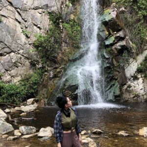 Maitlyn Pezzo Instagram - Hiking to a waterfall in the rain >>>>>