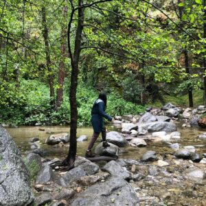 Maitlyn Pezzo Instagram - Hiking to a waterfall in the rain >>>>>