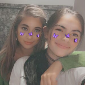 Maitlyn Pezzo Instagram - Happy Birthday to one of my oldest friends. I love you so much! You are the funniest, smartest, craziest person I know. You’re one of my best friends and will forever be my matching clothes buddy (p.s. don’t kill me for the last pic 😅) I love you and I hope you have the best day ever! Happy Birthday you old woman!! 🎂🎁♥️
