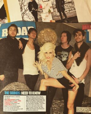 Maja Ivarsson Instagram - NME. It’s was such a big deal for us to be in such a classic magazine. I remember the tour buss driver kept eating all my leftovers. I remember a great crowd and hopefully we see you in “monkey island”soon (internal joke) @thesoundsband