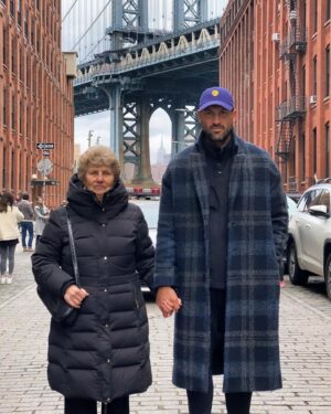 Maksim Chmerkovskiy Instagram - Today is my grandma’s 90th birthday!!! 

I love this picture of us because this was the last time I took her out to our favorite spot in Dumbo and spent some time actually having a conversation about all the things from the past. She was still able to fight through memory loss and correct herself when she would forget too much. This was also the hardest part of the whole thing. Seeing her struggle to understand herself without realizing that it’s not in her control. 

I love you grandma! With all my heart and more. I would do anything to get you back, even for a moment, so you could experience all your great-grandchildren and all that pure unconditional love. 

Next lifetime. Until then HAPPY BIRTHDAY BABUSHKA SOFA! 

❤️