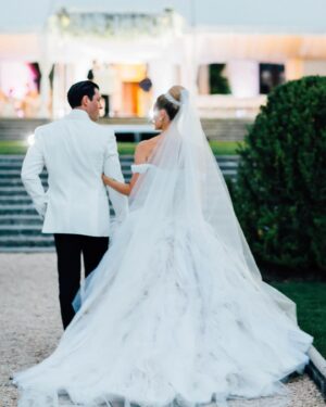 Maksim Chmerkovskiy Instagram - 7 years married! 

Here’s to another 70 with you my love! 

Hottest bride I’ve ever seen and easily the best party I’ve ever been a part of!