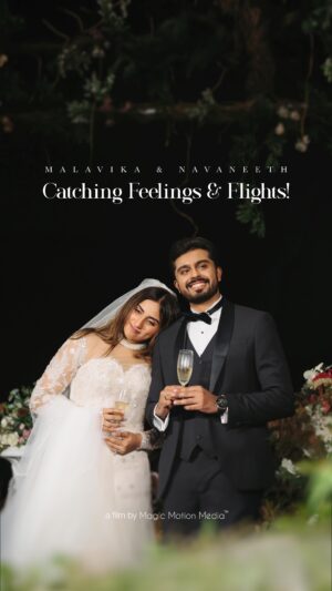 Malavika Jayaram Instagram - Malavika & Navaneeth - Catching flights and feelings! ✈️❤️
Surrounded by the warmth of family, friends, and all the favourite people, the story of a love that knows no bounds begins here.
Here’s to a love that took flight, with feelings at Cloud 9. Here’s to a beautiful union that radiates joy and everlasting commitment. Here’s to love in its purest form. Always. And Forever.

Photography & Films @magicmotionmedia
Event Planner @elysian.dreamscapes
Venue @montrosegolfresort
MUA @rizwan_themakeupboy
Attire @labelshireenshahana

Music : Wild by @mrdhruvv
Shot in @sonyalpha