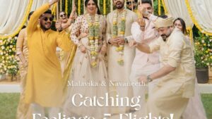 Malavika Jayaram Instagram - Catching feelings & flights! - Malavika & Navaneeth

Photography & Films @magicmotionmedia 
Event Planner @elysian.dreamscapes 
Venue @montrosegolfresort 
MUA @rizwan_themakeupboy 
Attire @labelshireenshahana 

Music : Find You by @pineappleexpress.music 

Shot in @sonyalphain