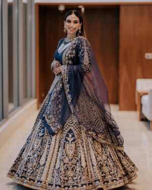 Malavika Jayaram Instagram - Mr and Mrs Nav ✈️❤️

Lehenga and bridal styling: @labelshireenshahana 
Sherwani : @gegonian 
MUA: @salomirdiamond 
Wedding decor : @elysian.dreamscapes 
Photography : @_whiteline_photography_