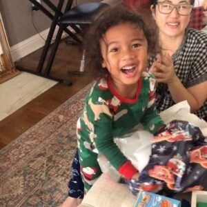 Malcolm Goodwin Instagram - Out of all the amazing gifts Apollo received on Christmas Day, this was his biggest reaction 😂