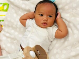 Malcolm Goodwin Instagram - Mahal Kita Apollo! You’re growing up so fast. #babyboy #14weeksold #quarantinelife