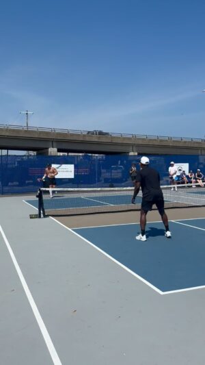 Malcolm Jenkins Instagram - A fantastic day on the Pickleball courts in @seaislecity on Saturday at @connorbarwin98 @mtwbfoundation 2nd Annual Pickleball Tournament. Connor and @thebutterking are in the far court against @malcolmjenkins and @jelliott46 in the near court for an exhibition. Jake Elliott and Beau Allen won the crown in the Advanced Division on a day that truly Made The World Better!
#flyeaglesfly 
#gobirds