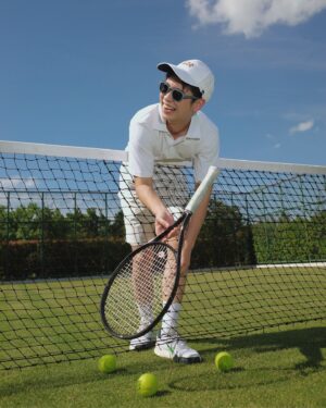 Manapat Techakumphu Instagram - 🎾It’s the grass season 🎾
#wimbledon  in Pathum Thani