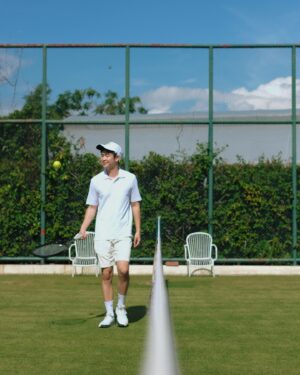 Manapat Techakumphu Instagram - 🎾It’s the grass season 🎾
#wimbledon  in Pathum Thani
