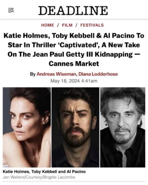 Manasvi Mamgai Instagram - 👊🏼💥
.
.
.
#cannesfilmfestival #alpacino #katieholmes #tobykebbell #gettykidnapping