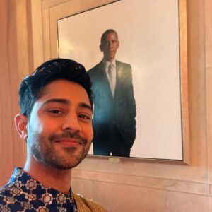 Manish Dayal Instagram - HAPPY DIWALI from The White House! We were honored to celebrate #Diwali last night with @potus @flotus and @vp. It was truly surreal to see our community gather at the @whitehouse on this unforgettable night 🪔 #happydiwali