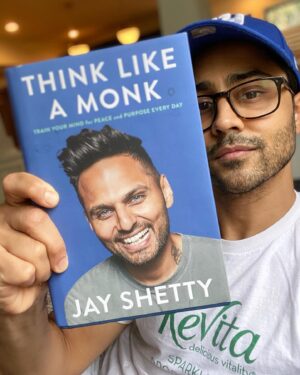 Manish Dayal Instagram - THINK LIKE A MONK will give your mind the hot bath it needs after 2020! Thanks @jayshetty for taking us on your journey that reveals, to us, the depth and power of our mind. I couldn’t put it down. #gratitude #purpose #service 👊🏽🙏🏽💯