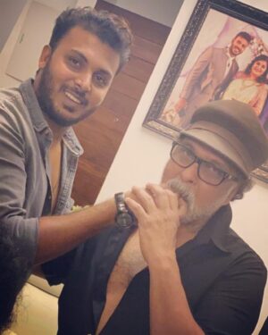 Manoranjan Ravichandran Instagram - The source of my courage and encouragement, the most handsome and kindhearted man that I have ever known. Happy Birthday Dad!