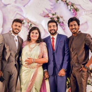 Manoranjan Ravichandran Instagram - Last evening was special, we have a new addition to our family who is head over heels in love with my sister Ju. Congratulations Geethanjali and Ajay; welcome to the crazy world of ours!
.
.
#Engagement #Celebrations #FamilyTime