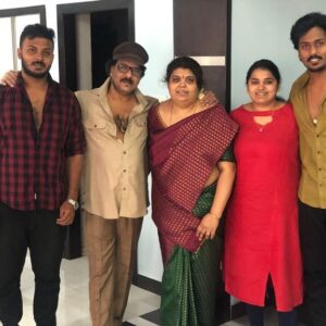 Manoranjan Ravichandran Instagram - Vivaaha varshikothsavada shubhashayagaLu Dad and Mom. Let there be right amount of love to keep you guys smiling! 
On that note I’ll introduce my valentine to you this evening ❤