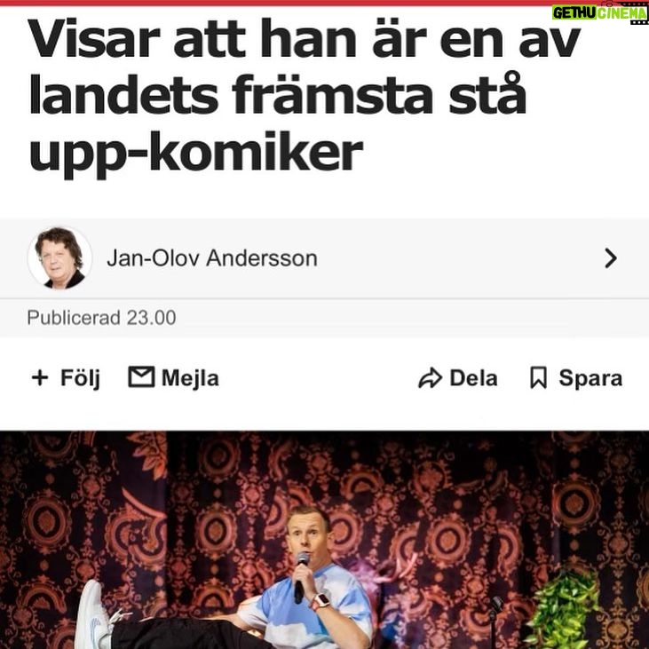 Måns Möller - 6.3K Likes - Tack alla jag är så glad att föreställningen mottagits långt över alla förväntningar. Vilket stöd och vad fina ni är som verkligen var där för att skratta men också mottagliga för allvaret. Utmaningen har varit att komma tillbaka till skratt efter de allvarliga delarna . Och tack Viggo som gjort mitt liv perfekt❤️➕➕➕➕