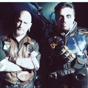 Manu Bennett Instagram - Got a message today from @harrisondarkarts the creator of the Deathstroke Suit for the Arrow series. He has a special gift for me..? Wonder what it might be??? 🌓🗡️