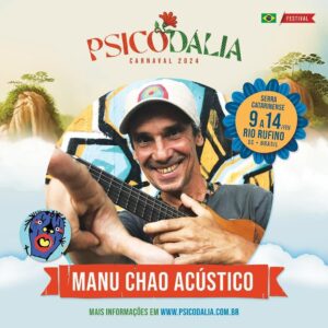 Manu Chao Instagram - 11feb / @psicodaliafestival  BRASIL !! @luckysalvadori @miguel_rumbao