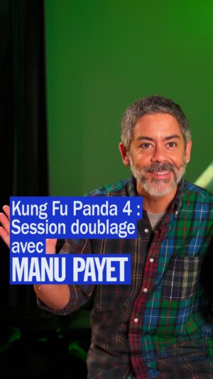 Manu Payet Instagram - On a tapé l’incruste dans la session de doublage de Kung Fu Panda 4 et la VF de Manu Payet n’a rien à voir avec la VO de Jack Black 🥲

À voir en intégralité sur YouTube ▶

Lien en bio.
️