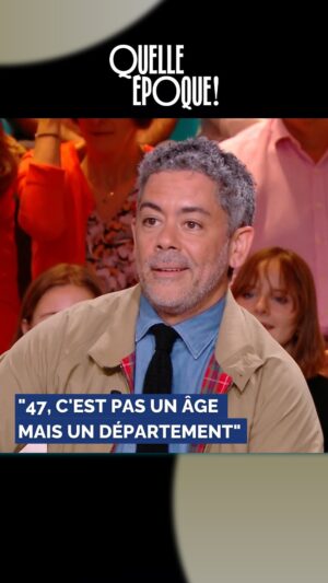 Manu Payet Instagram - 🗣️ @manupayet s’y est résigné, il a 47 ans, « l’âge le plus chiant du monde » qui n’est par ailleurs pas un âge « mais un département » selon les propos tenus par l’intéressé, samedi dernier (rime riche)

📺 #QuelleEpoque @france2 @leasalameoff