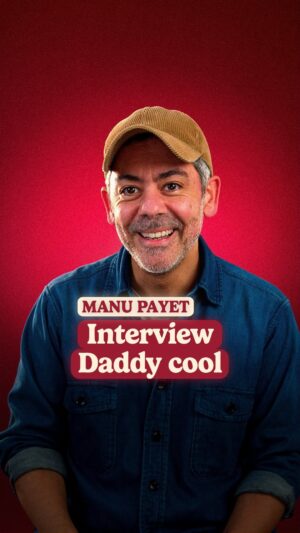 Manu Payet Instagram - De son premier biberon à ses inquiétudes, en passant par l’éducation positive, on a parlé paternité avec le comédien @manupayet , papa d’une petite fille de 6 ans ! 👧
