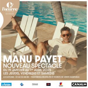 Manu Payet Instagram - La vérité est dans les tags 😉

Billetterie ouverte !

Merci @leparisien, @gilbertcoullierproductions, @konbini et @canalplus !

Lien dans ma bio 

Luv.
 
© Affiche : @joachimroncin
📷 Photo : @matthieuhoarau