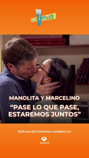 Manuel Baqueiro Instagram - Pase lo que pase, siempre estarán juntos el uno para el otro. ❤️ ¿Podemos querer más a Manolita y Marcelino? 🥹 ¡Imposible! #AmarEsParaSiempre