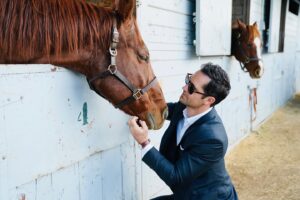 Manuel Garcia-Rulfo Instagram - Magic touch with horses, runs in the family 😎