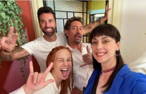 Manuela Ímaz Instagram - Me robé la foto de mi tocaya @gadelagarza, porque, como bien dice, ayer fue un día especial. Los quiero @gabrielsoto @bencann1 @gadelagarza. Gracias por tanto 🥰