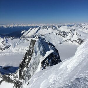 Marc-André Leclerc Instagram - Rare live update here... that is Mt Fairweather in the distance.