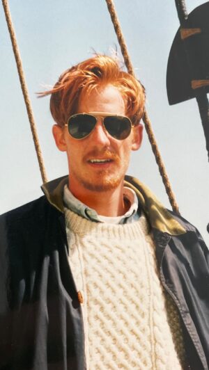 Marc Evan Jackson Instagram - MAJOR ANNOUNCEMENT. 
Some professional schooner sailing friends & I have purchased the Schooner Grace Bailey, and you’re invited to come sailing with me. 
Please watch, and then go to SailGraceBailey.com 
LINK IN BIO.

🎥 @qdonleavy
🎶 @randyclepper