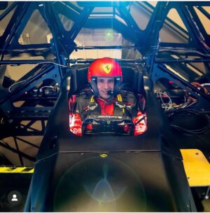 Marc Gené Instagram - The state of the art simulator used by the official @ferrari drivers is very useful to improve as a driver, learn new tracks and do set-up work @ferrarihypercar @ferrariraces @scuderiaferrari #ferrarimagazine