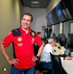 Marc Gené Instagram - The state of the art simulator used by the official @ferrari drivers is very useful to improve as a driver, learn new tracks and do set-up work @ferrarihypercar @ferrariraces @scuderiaferrari #ferrarimagazine