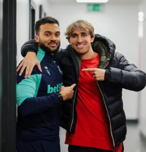 Marc Muniesa Instagram - Happy to be back and to see a lot of old good friends❤️🤍 Thank you for making it happen @premmanagement 🙌🏼