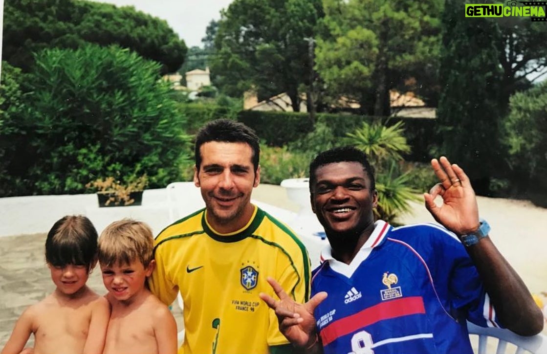 Marcel Desailly - 2.5K Likes - Et 1 et 2 et 3 - 0 @world_cup_fever amazing moment ❤️years back #pourleternité #bresil #paris #friends #familly #stmaxime