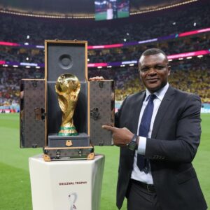 Marcel Desailly Instagram - Love ❤️ You ⚽️ @fifaworldcup 🙌🏽🤩 what else guys only  Familly and Health Above this moments