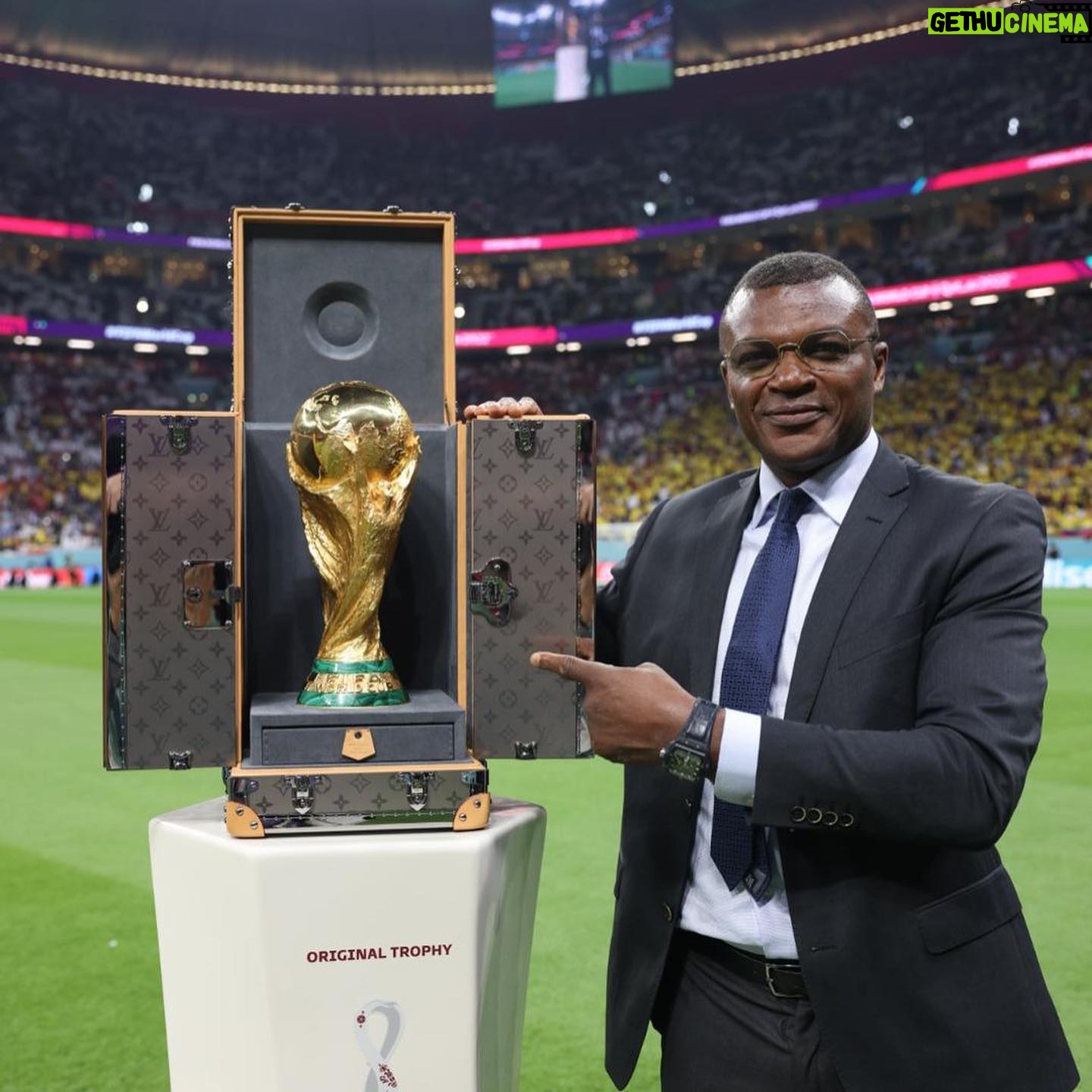Marcel Desailly - 30.7K Likes - Love ❤️ You ⚽️ @fifaworldcup 🙌🏽🤩 what else guys only Familly and Health Above this moments