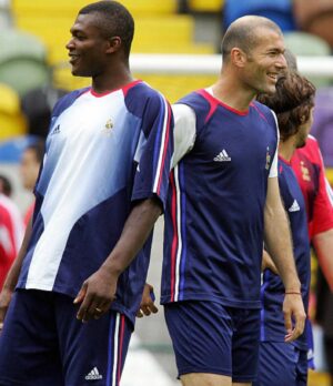 Marcel Desailly Instagram - @zidane @marceldesaillyofficial ⚽️