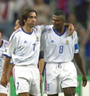 Marcel Desailly Instagram - @robert_pires07 🤩 #legend #capitano