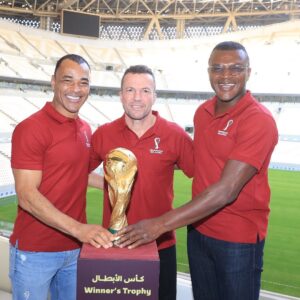 Marcel Desailly Instagram - @world_cup_fever @fifaworldcup  #winner @cafu2 @lotharmatthaus10 #legends